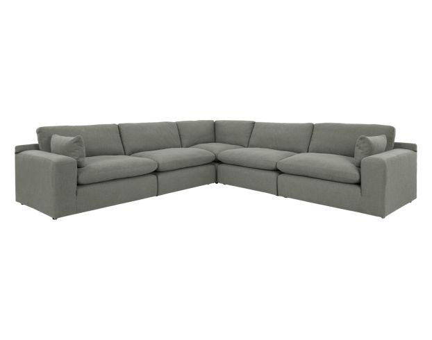 Ashley Elyza Smoke 5-Piece Sectional large image number 1