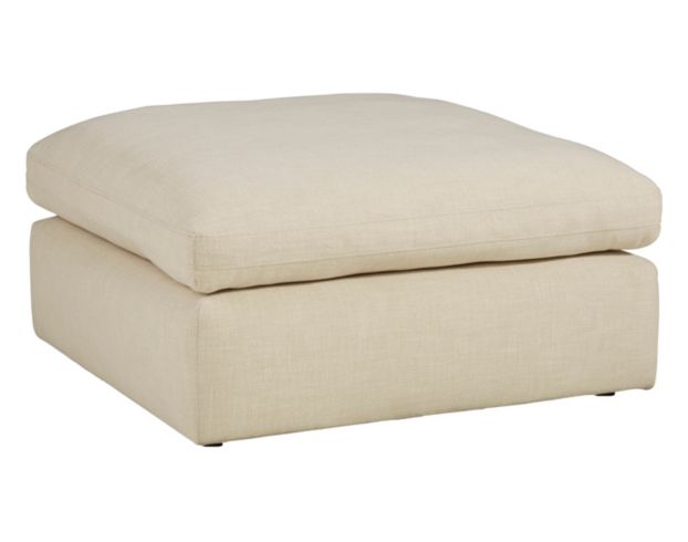 Large deals linen ottoman