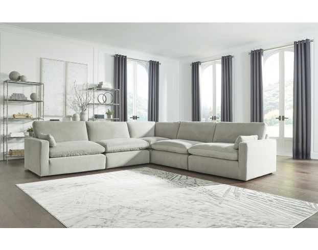 Ashley Sophie Cloud 5-Piece Sectional large image number 3