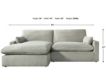 Ashley Sophie Gray 2-Piece Sectional with Left Chaise small image number 3