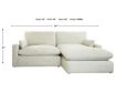 Ashley Sophie Ivory 2-Piece Sectional with Right Chaise small image number 3