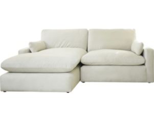 Ashley Sophie Ivory 2-Piece Sectional with Left Chaise