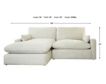 Ashley Sophie Ivory 2-Piece Sectional with Left Chaise small image number 3