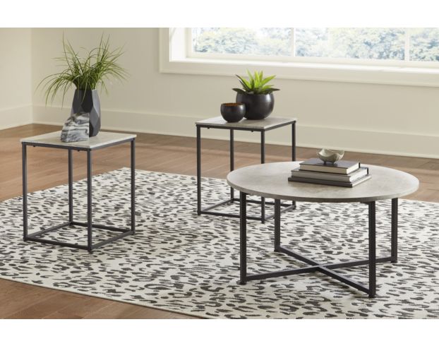 Ashley Lazabon Coffee Table & Two End Tables large image number 2