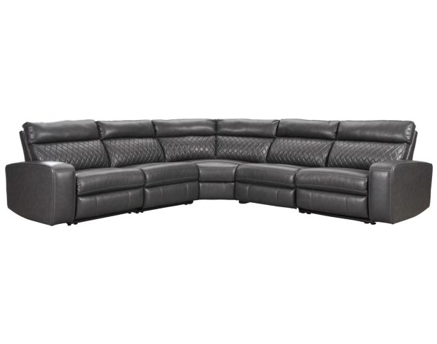 Ashley Samperstone 5-Piece Power Recliner Sectional large image number 1