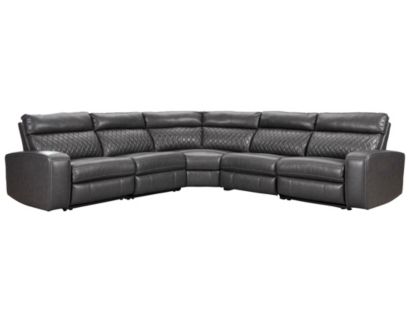 Ashley Samperstone 5-Piece Power Recliner Sectional