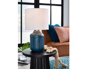 Ashley Gierburg Teal Table Lamp