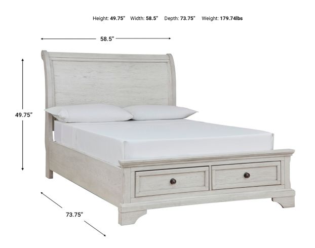 Ashley Robbinsdale Full Storage Bed