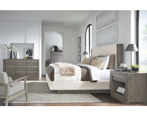Ashley Anibecca Queen Upholstered Bed large image number 2