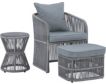 Ashley Coast Island Chair, Ottoman & End table small image number 1