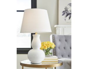 Ashley White Zellrock Table Lamp