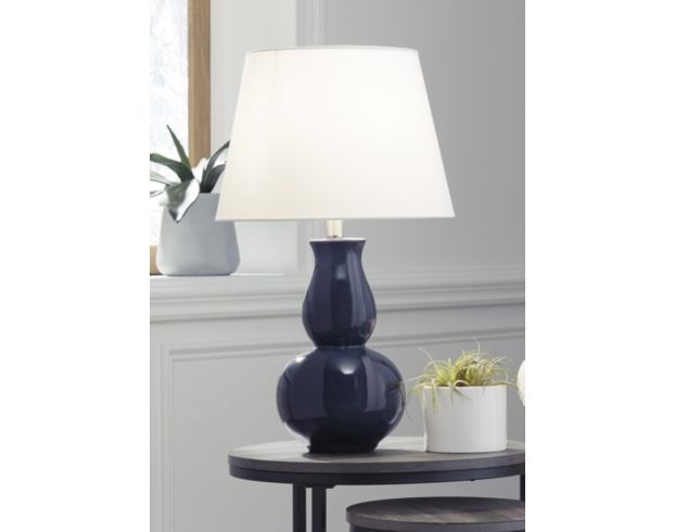 Ashley Blue Zellrock Table Lamp large image number 2