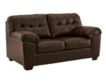 Ashley Donlen Chocolate Loveseat small image number 2