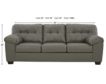 Ashley Donlen Gray Sofa small image number 7