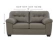 Ashley Donlen Gray Loveseat small image number 7