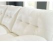 Ashley Donlen White Loveseat small image number 6