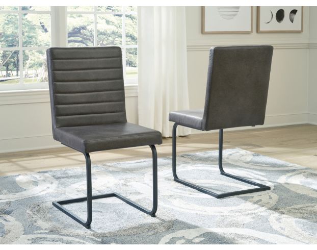 Ashley Strumford Side Chair-Gray large image number 2