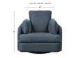 Ashley Modmax Ink Swivel Glider Recliner small image number 10