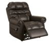 Ashley Mopton Dark Brown Power Lift Recliner small image number 3