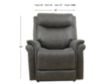 Ashley Lorreze Gray Power Lift Recliner small image number 8