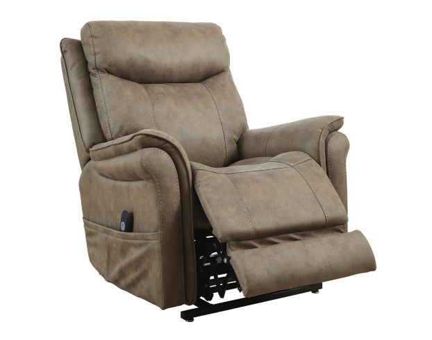 Ashley Lorreze Brown Power Lift Recliner large image number 3