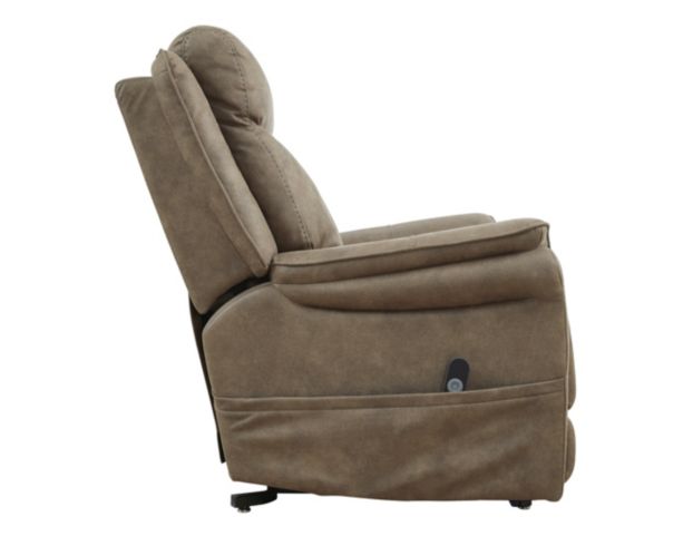 Ashley Lorreze Brown Power Lift Recliner large image number 7