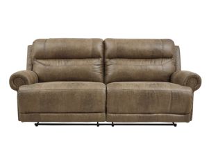 Ashley Grearview Brown Power Reclining Sofa