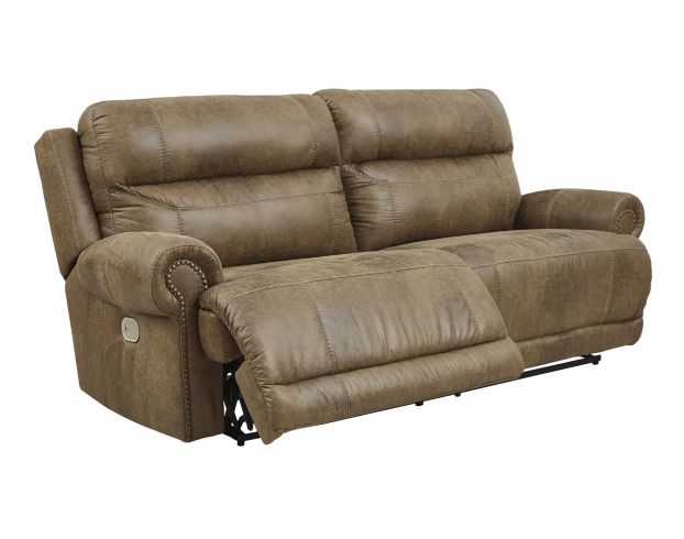Ashley Grearview Brown Power Reclining Sofa large image number 2