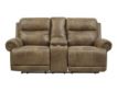 Ashley Grearview Brown Power Headrest Console Loveseat small image number 1