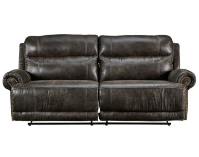 Ashley Grearview Gray Power Reclining Sofa