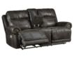 Ashley Grearview Gray Power Headrest Console Loveseat small image number 3