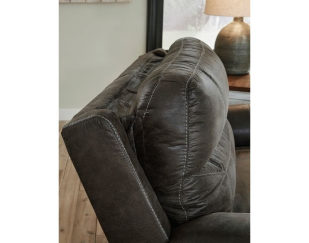 Ashley Grearview Gray Power Headrest Wide Recliner large image number 5