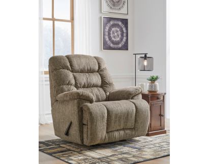 Ashley Bridgtrail Taupe Rocker Recliner