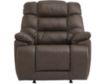 Ashley Renbuen Brown Leather Rocker Recliner small image number 1