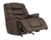 Ashley Renbuen Brown Leather Rocker Recliner small image number 3