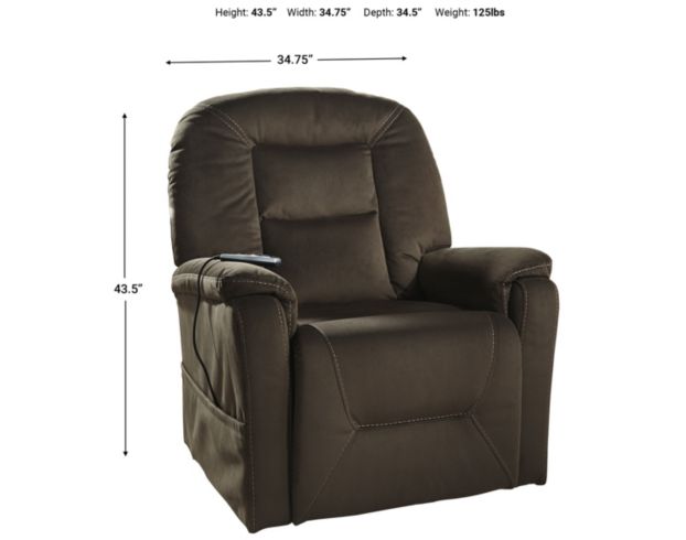 Ashley Samir Power Lift Recliner with Heat and Massage large image number 7
