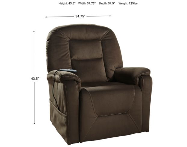 Ashley furniture heated recliner hot sale