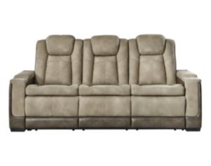 Ashley Next-Gen Sand Power Reclining Sofa with Drop Down Table