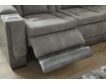 Ashley Next-Gen Gray Power Sofa with Drop Down Table small image number 7