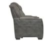 Ashley Next-Gen Gray Power Headrest Console Loveseat small image number 3