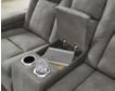 Ashley Next-Gen Gray Power Headrest Console Loveseat small image number 4