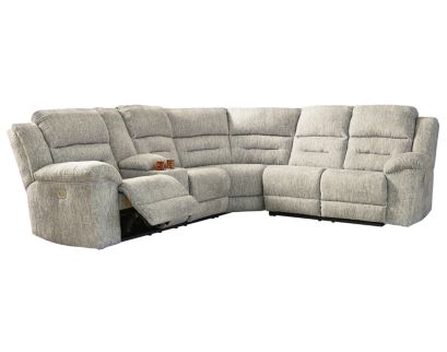 Ashley Family Den 3-Piece Power Sectional with Console