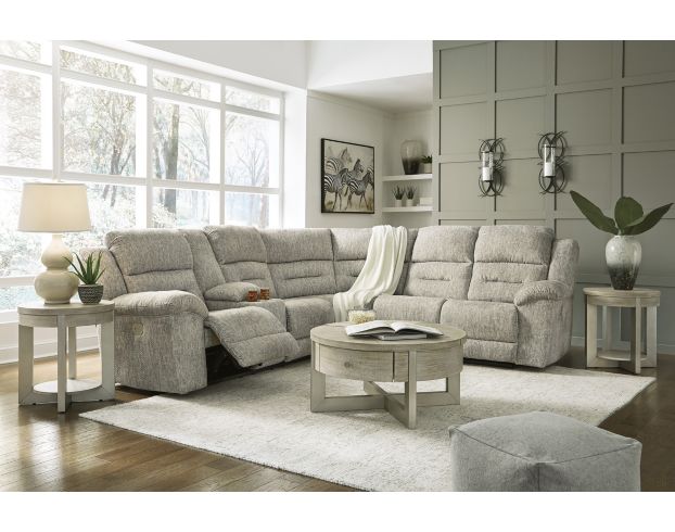 Ashley Family Den 3-Piece Power Sectional with Console large image number 2