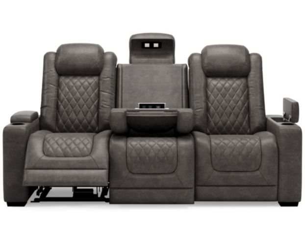 Ashley Hyllmont Power Headrest Sofa with Drop Down Table large image number 1