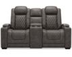 Ashley Hyllmont Power Headrest Console Loveseat small image number 1