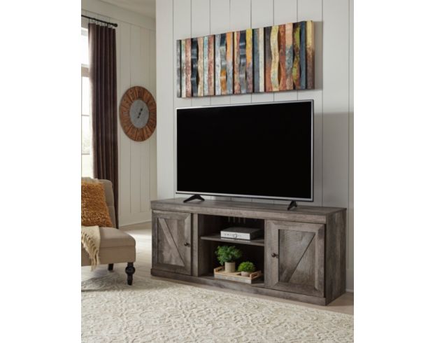 Ashley wynnlow large tv deals stand in gray