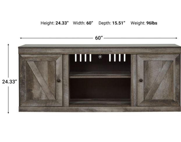 Ashley wynnlow deals tv stand