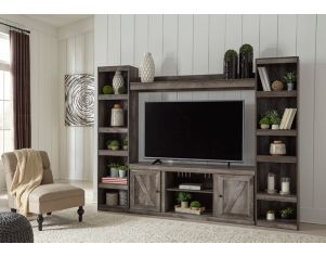 Ashley Wynnlow 4-Piece Entertainment Center | Homemakers