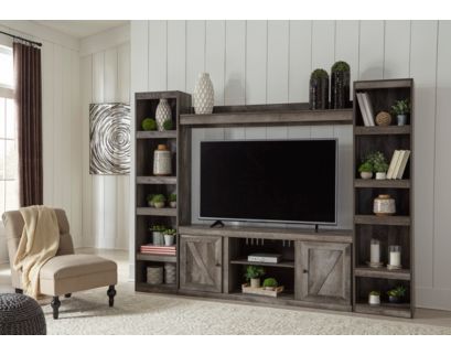 Ashley Wynnlow 4-Piece Entertainment Center