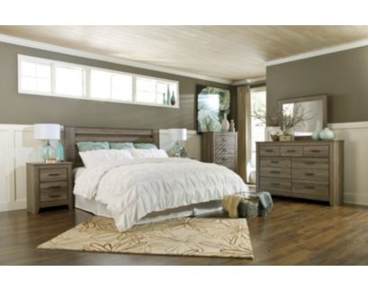 Ashley Zelen 4-Piece Queen Headboard Bedroom Set